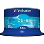 VERBATIM CD-R DATALIFE 700MB SPINDLE 50-PACK 43351
